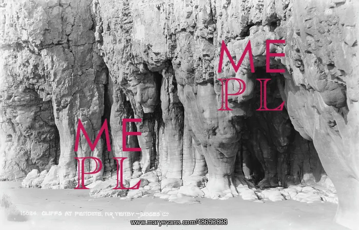: Cliffs at Pendine : Cliffs at Pendine