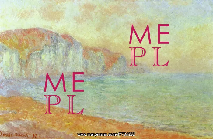 : Cliffs at Pourville: Morning, by Monet : Cliffs at Pourville: Morning, by Monet