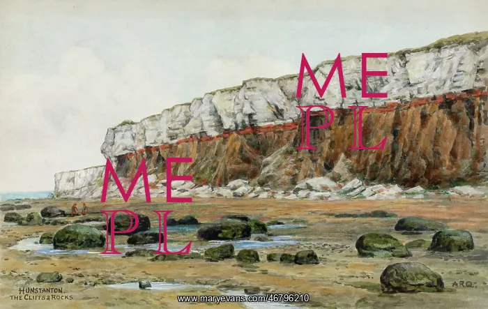 : Cliffs and rocks, Hunstanton, Norfolk : Cliffs and rocks, Hunstanton, Norfolk