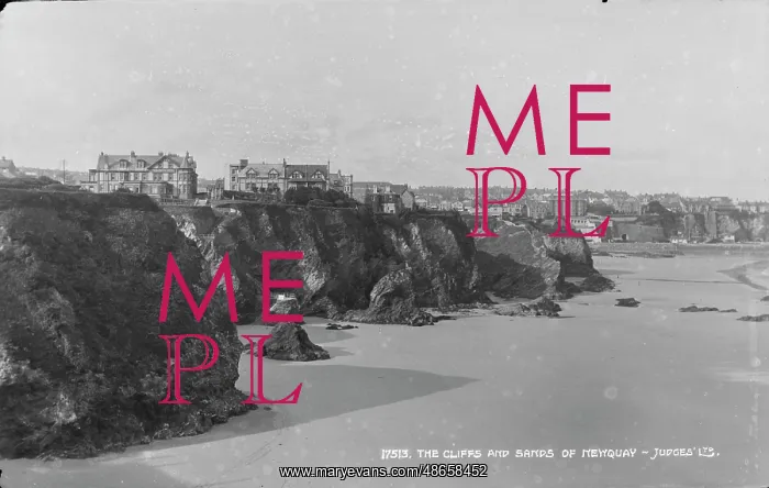 : The Cliffs and Sands of Newquay : The Cliffs and Sands of Newquay