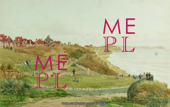 : On the cliffs at Southbourne, Dorset : On the cliffs at Southbourne, Dorset
