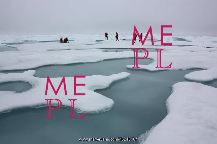 : Climate scientists studying Arctic sea ice : Climate scientists studying Arctic sea ice