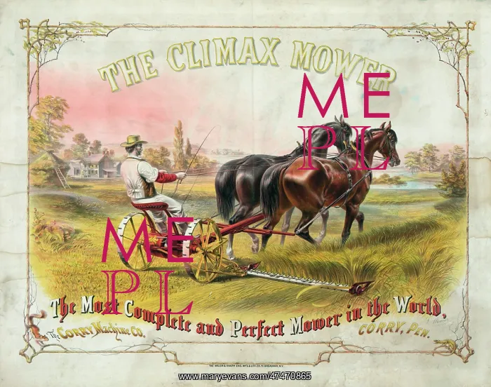: The climax mower, most complete and perfect mower in the wor : The climax mower, most complete and perfect mower in the wor