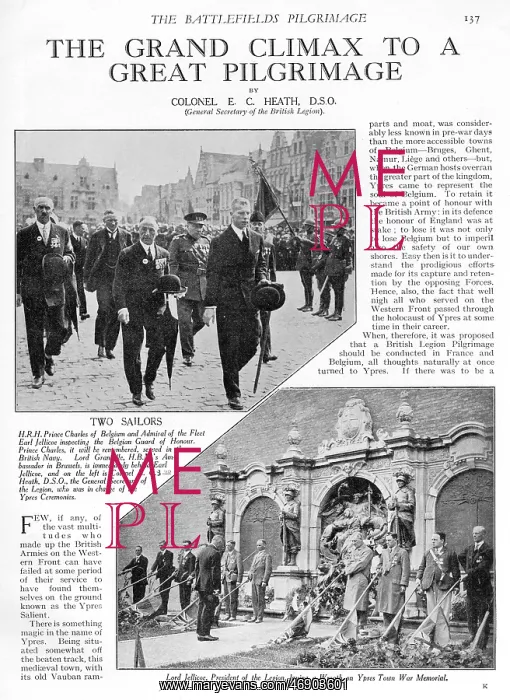 : The Climax of the Pilgrimage, Ypres, Belgium : The Climax of the Pilgrimage, Ypres, Belgium