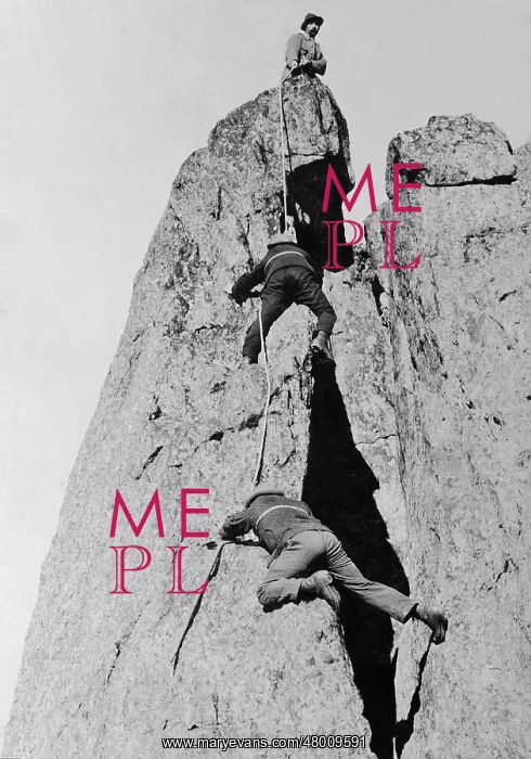  : Climbers on the Mont Blanc, 1908