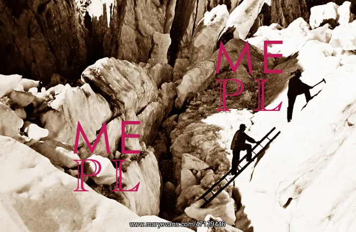  : Climbing the Bossons Glacier, Mont Blanc, Victorian period