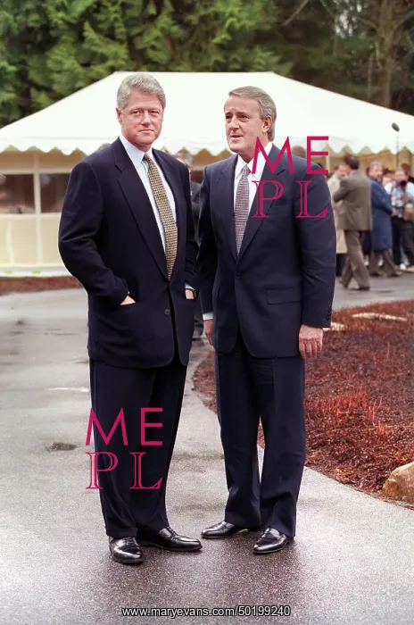 : Bill Clinton and Brian Mulroney : Bill Clinton and Brian Mulroney