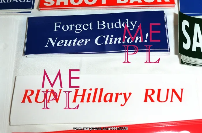: Clinton Car Bumper Stickers : Clinton Car Bumper Stickers