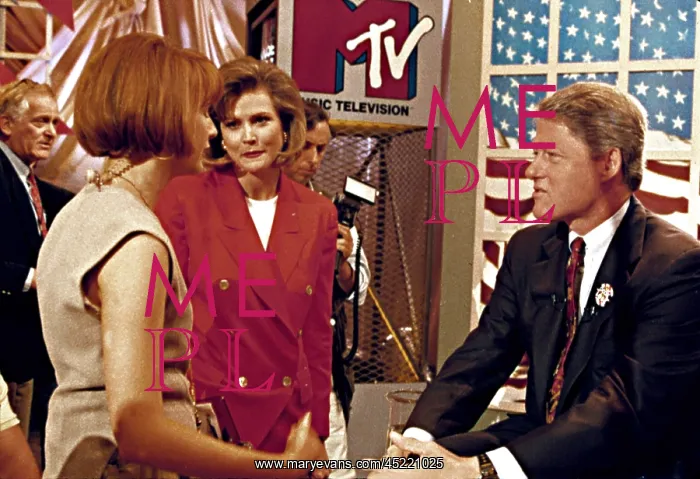 : BILL CLINTON, being interviewed by TABITHA ? : BILL CLINTON, being interviewed by TABITHA ?