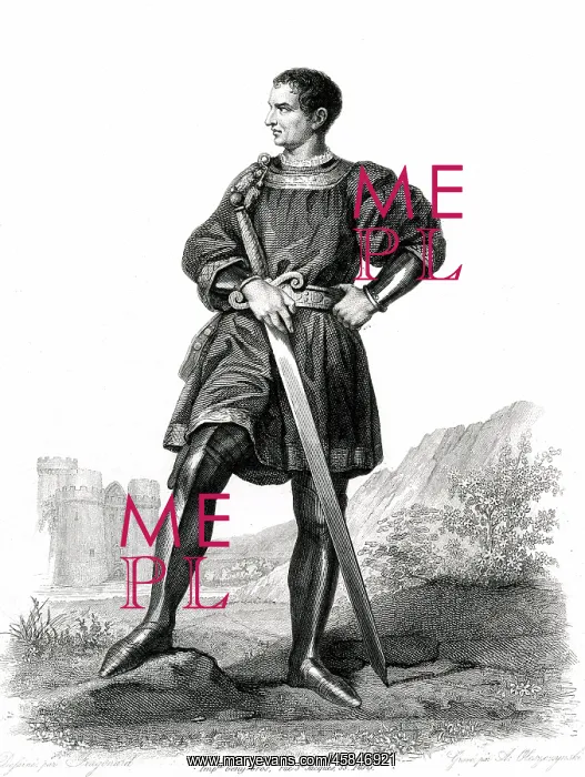 : CLISSON. OLIVIER DE CLISSON (1336 - 1407), French soldier : CLISSON. OLIVIER DE CLISSON (1336 - 1407), French soldier