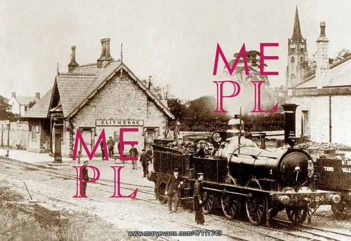  : Clitheroe Railway Station in the 1860s