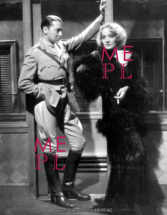 : Clive Brook and Marlene Dietrich from Shanghai Express : Clive Brook and Marlene Dietrich from Shanghai Express