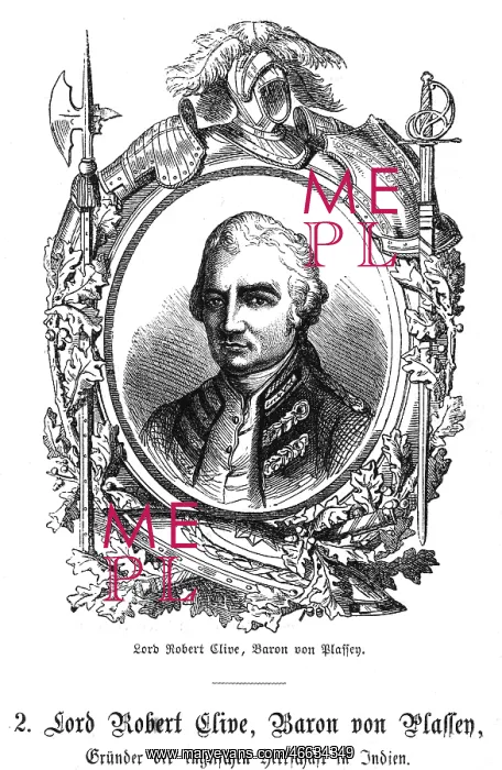 : Clive, Robert, 29.9.1725 - 22.11.1774, British : Clive, Robert, 29.9.1725 - 22.11.1774, British