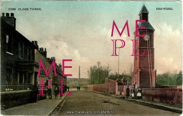 : The Clock Tower, Crayford, Kent : The Clock Tower, Crayford, Kent