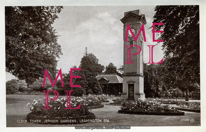 : Clock Tower, Jephson Gardens, Warwickshire : Clock Tower, Jephson Gardens, Warwickshire