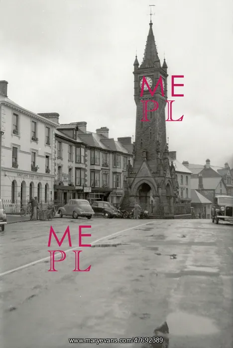 : The Clock Tower, Machynlleth, Powys, Wales : The Clock Tower, Machynlleth, Powys, Wales
