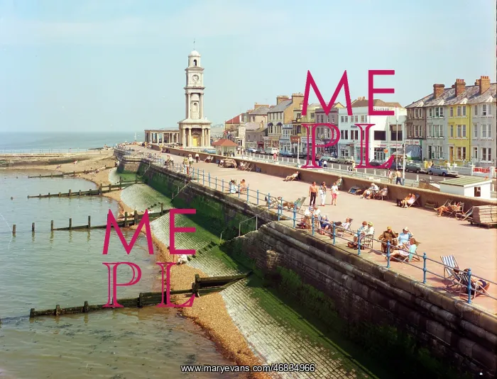 : Clock Tower and promenade, Herne Bay : Clock Tower and promenade, Herne Bay