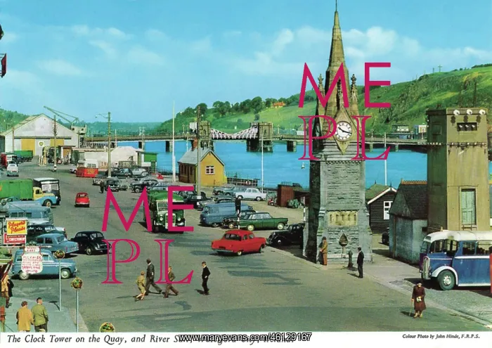 : Clock Tower on Quay and River Suir, Waterford City : Clock Tower on Quay and River Suir, Waterford City