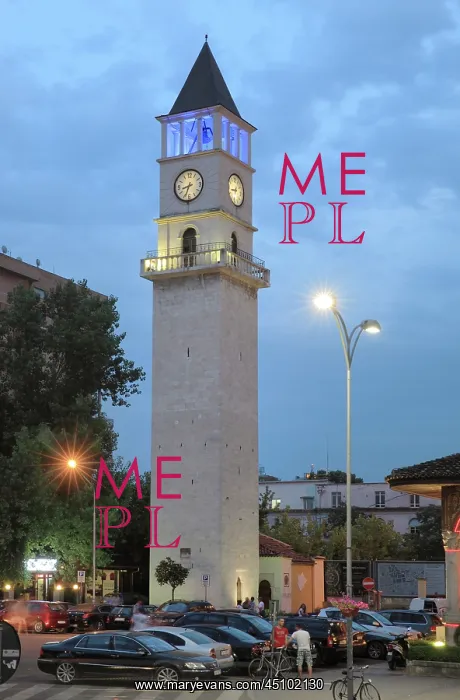 : Clock Tower, Tirana, Albania : Clock Tower, Tirana, Albania