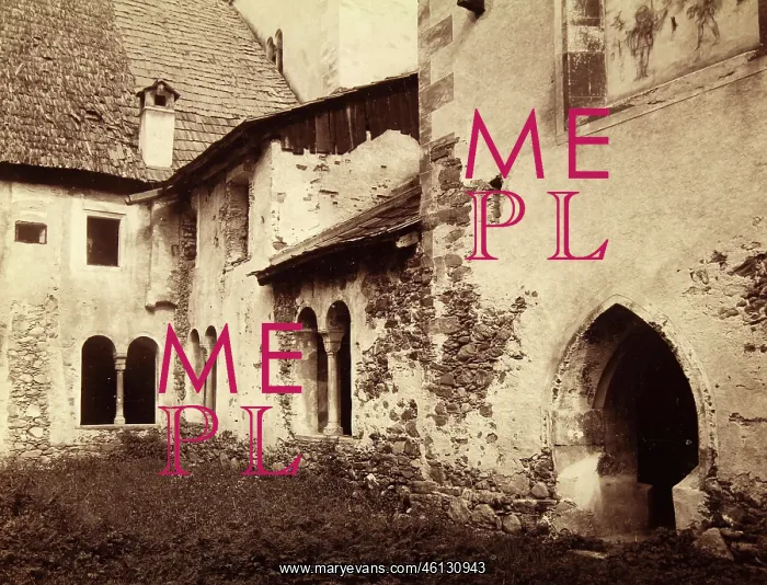 : Cloister the former Benedictine Abbey : Cloister the former Benedictine Abbey