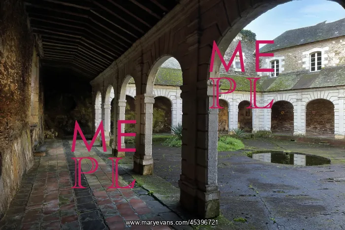 : Cloister, Couvent de la Beaumette, Angers, Maine-et-Loire : Cloister, Couvent de la Beaumette, Angers, Maine-et-Loire