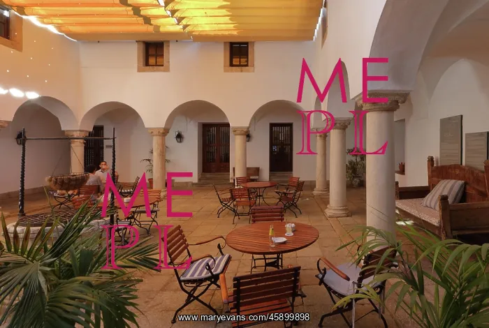 : Cloister, Hotel Parador de Merida, Merida, Spain : Cloister, Hotel Parador de Merida, Merida, Spain