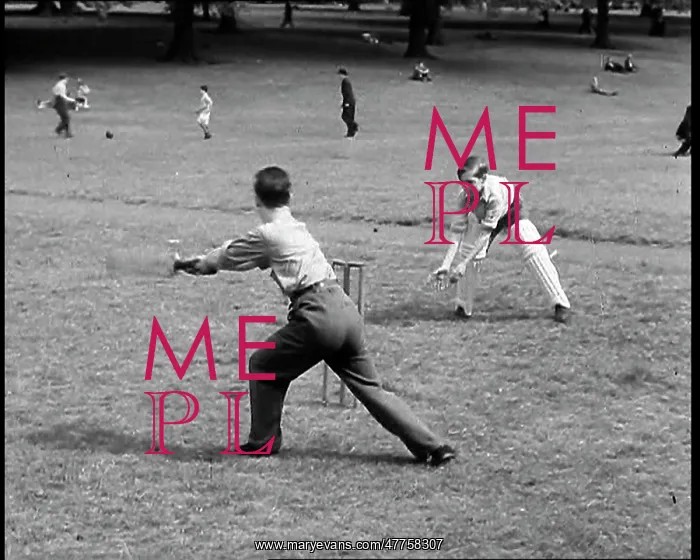 : A Close Up of Boys Playing Cricket With A Batsman : A Close Up of Boys Playing Cricket With A Batsman