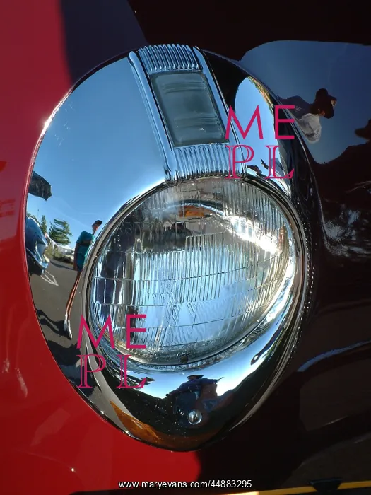  : Close Up Of Ford Headlight