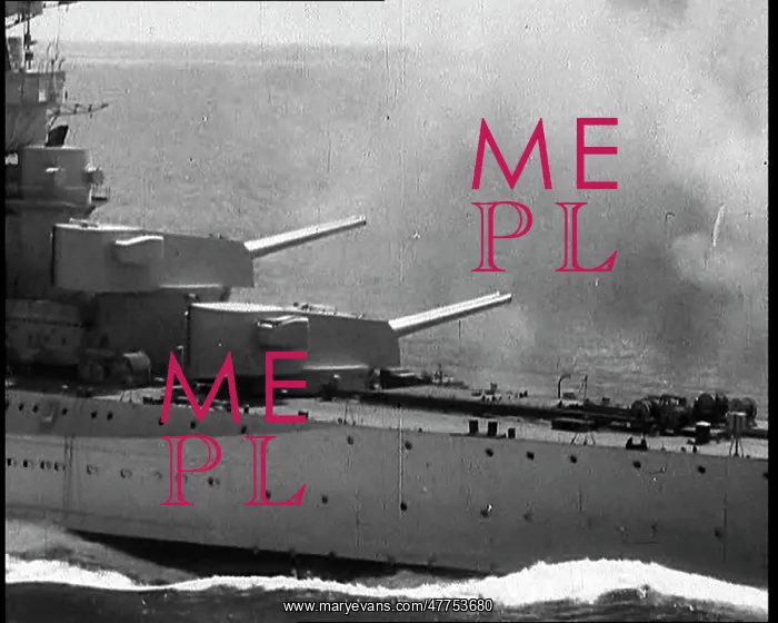 : Close Up of the Guns of the Italian Navy Battleship : Close Up of the Guns of the Italian Navy Battleship