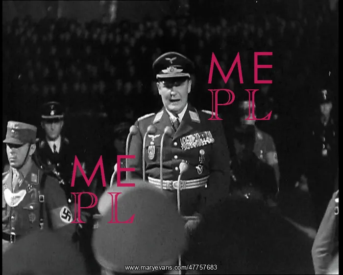 : A Close Up of Herman Goering Giving a Speech : A Close Up of Herman Goering Giving a Speech