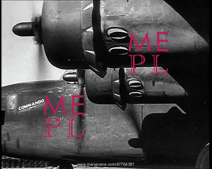 : Close Up of Propellers of a Consolidated B-24 : Close Up of Propellers of a Consolidated B-24