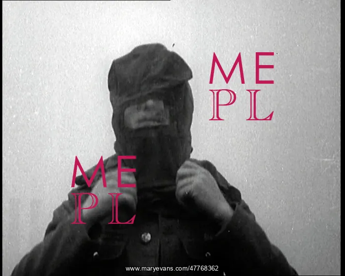 : Close Up of a Soldier Putting On His Gas Mask : Close Up of a Soldier Putting On His Gas Mask