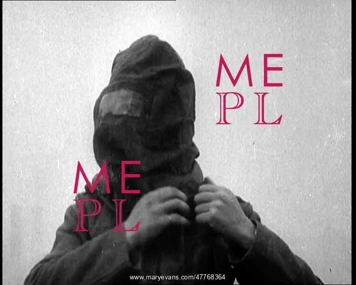 : Close Up of a Soldier Putting On His Gas Mask : Close Up of a Soldier Putting On His Gas Mask