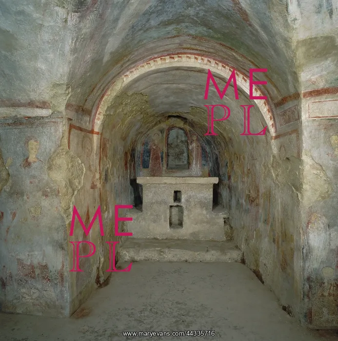 : Close-up of the crypt of : Close-up of the crypt of