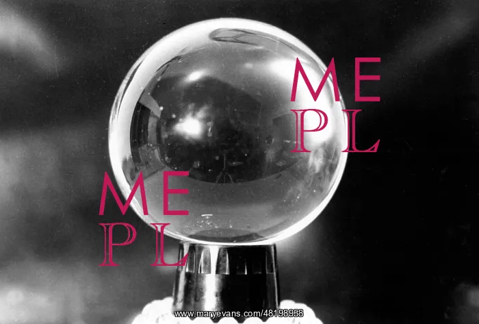 : Close-up of a crystal ball : Close-up of a crystal ball