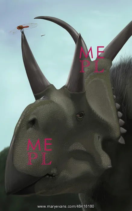  : Close-up of Diabloceratops