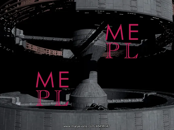 : Close-up of space station from 2001: A Space Odyssey : Close-up of space station from 2001: A Space Odyssey