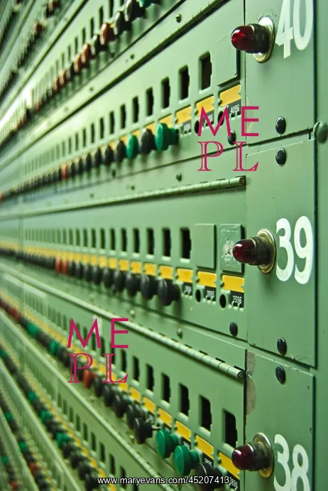 : Close-up of switches in the control room ? : Close-up of switches in the control room ?
