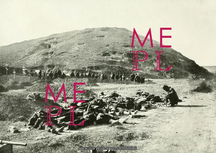 : A close view of 203 Metre Hill from the Russian : A close view of 203 Metre Hill from the Russian