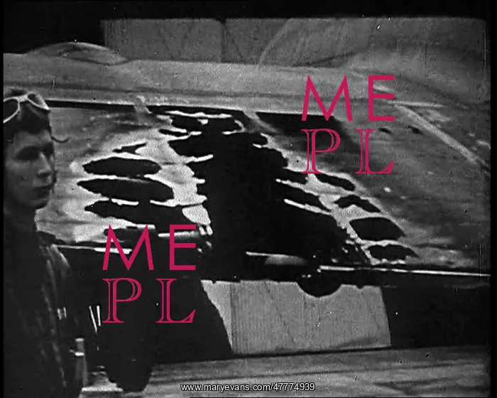 : Close View Of Structural Damage To A Lancaster : Close View Of Structural Damage To A Lancaster