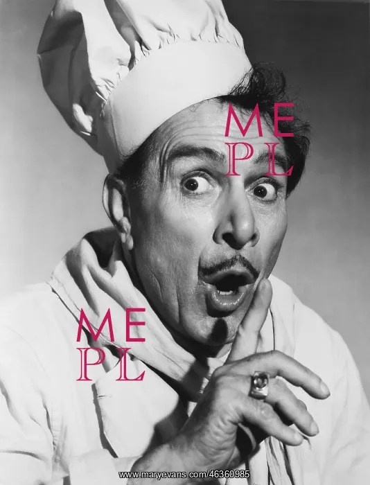 : Closeup of enthusiastic chef : Closeup of enthusiastic chef