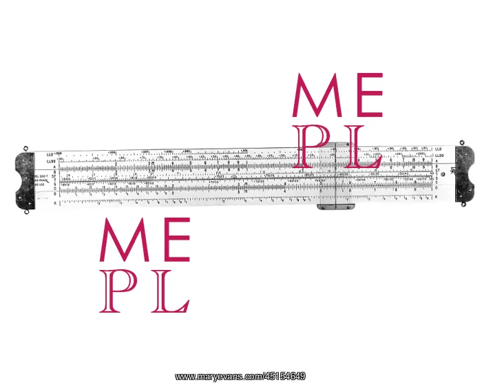  : Closeup of Slide Rule