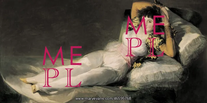 : The Clothed Maja, by Goya : The Clothed Maja, by Goya