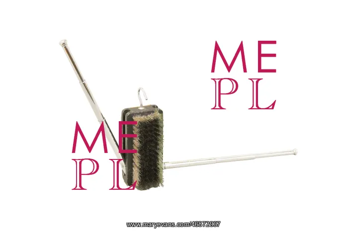 : Clothes brush with retractable folding hanger : Clothes brush with retractable folding hanger