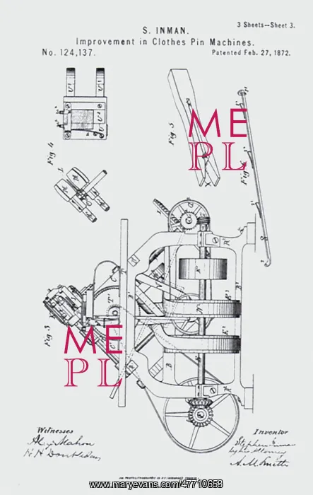  : Clothes Pin Machine