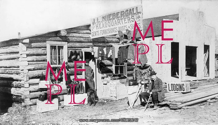 : Clothing store in a gold mining village : Clothing store in a gold mining village