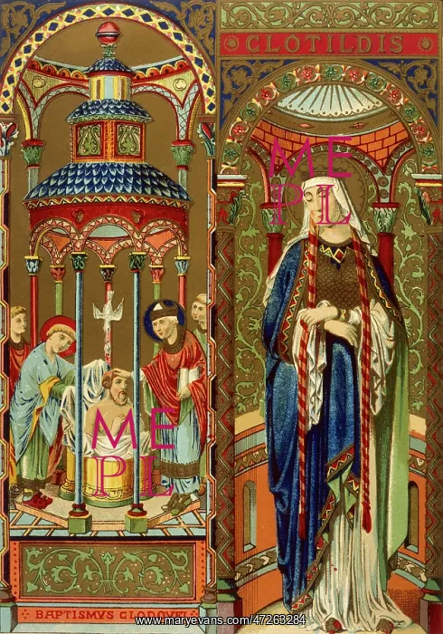 : CLOTILDE. CLOTILDA Daughter of Chilperic, King of Bourgogne : CLOTILDE. CLOTILDA Daughter of Chilperic, King of Bourgogne