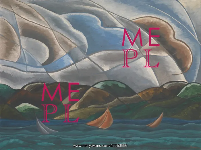 : CLOUDS AND WATER, by Arthur Dove, 1930, American : CLOUDS AND WATER, by Arthur Dove, 1930, American