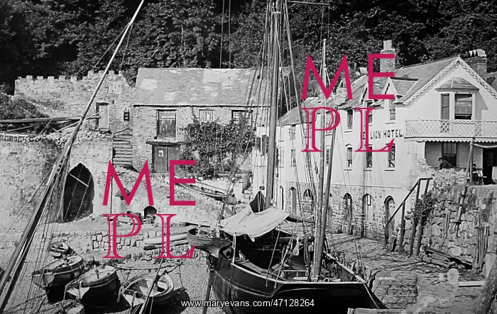  : Clovelly Harbour, Devon, Victorian period