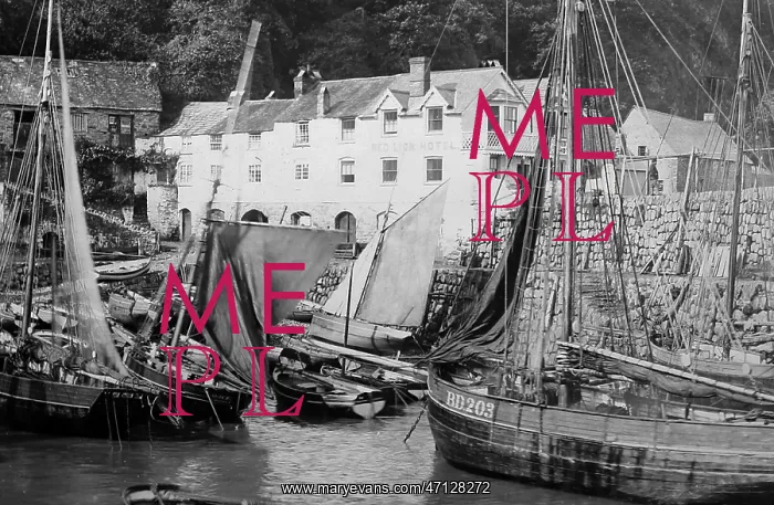  : Clovelly Harbour, Devon, Victorian period